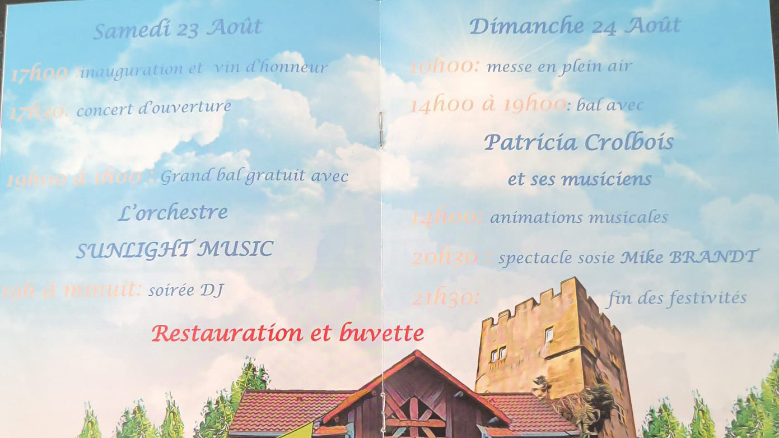 Stand |  Samedi 23  et Dimanche 24 Août 2025 | Fête du Lavoir | Woippy
