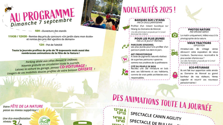 Stand | Dimanche 7 septembre | Fête de la nature| Jarny